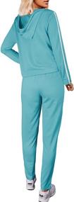 img 1 attached to Piece Outfits Womens Sweatsuits Clothes Women's Clothing for Lingerie, Sleep & Lounge