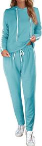 img 3 attached to Piece Outfits Womens Sweatsuits Clothes Women's Clothing for Lingerie, Sleep & Lounge