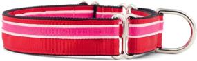 img 4 attached to 🐕 1" Adjustable Nylon Martingale Collar for Dogs - Made in the USA by If It Barks