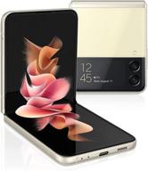 📱 samsung galaxy z flip 3 5g: unlocked us version smartphone with flex mode & intuitive camera, 128gb storage, cream logo