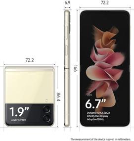 img 2 attached to 📱 Samsung Galaxy Z Flip 3 5G: Unlocked US Version Smartphone with Flex Mode & Intuitive Camera, 128GB Storage, Cream