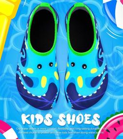 img 2 attached to KingofKings Non-Slip Barefoot Children Toddler Boys' Shoes: Ultimate Outdoor Footwear