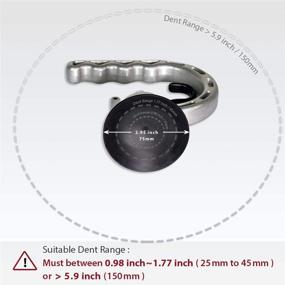 img 2 attached to 🔧 FIRSTINFO A1504A Manual Car Dent Puller with 2.95 Inch (75 mm) Diameter and Aluminum Carrying Handle