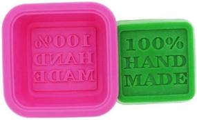 img 1 attached to 🧼 6-Pack of Handmade Square Silicone Soap Molds - Perfect for DIY Soap Making