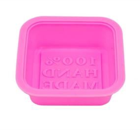 img 2 attached to 🧼 6-Pack of Handmade Square Silicone Soap Molds - Perfect for DIY Soap Making
