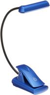 📕 ultrabrite ubl018-rbe 8-led clip anywhere book light - long lasting blue light for reading - ac/dc powered логотип