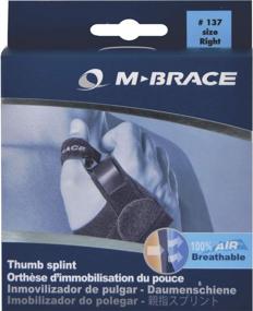 img 1 attached to M Brace AIR Thumb Accessory Black Occupational Health & Safety Products