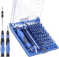 🔧 vcelink 45 in 1 mini screwdriver set: precision magnetic screwdriver kit for computer, pc, cell phone, laptop, game console and more - blue logo