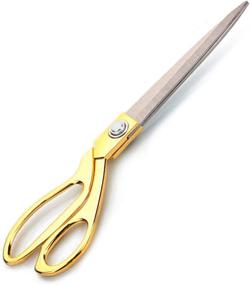 img 3 attached to 🎀 Premium Gold Ribbon Cutting Scissors: Giant, Large, Heavy Duty - Perfect for Ceremonies, Fabrics, Plastic & Cardboard