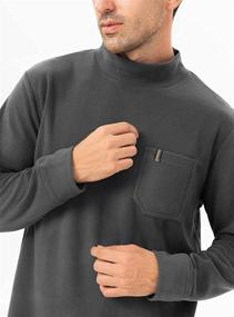 img 1 attached to Stay Cozy with DAVID ARCHY Turtleneck Nightwear for a Comfortable Sleep