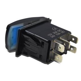 img 1 attached to 🧟 Enhanced 5-Pin Zombie Lights Switch: FABOOD F Waterproof Rocker Switch with LED Backlit, Ideal for Auto, Motorcycle, Truck, Boat, Marine, and Off-Road ATV - 20A 12V