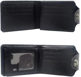 img 1 attached to POPUCT Dollar Bifold Wallet Black Small