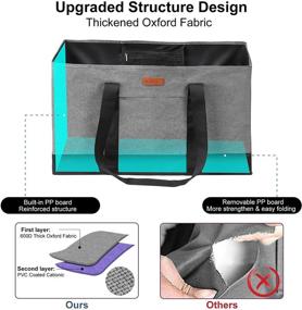 img 1 attached to Универсальные многоразовые складные продукты для покупок