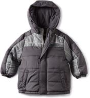 ixtreme little colorblock puffer jacket boys' clothing for jackets & coats logo