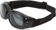 🕶️ bobster cruiser 2 goggles, black frame with 3 lenses (smoked, amber, and clear) logo