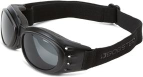 img 4 attached to 🕶️ Bobster Cruiser 2 Goggles, Black Frame with 3 Lenses (Smoked, Amber, and Clear)