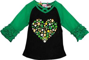 img 1 attached to 🍀 Boutique St. Patrick's T-shirt for Toddler Girls - Leprechaun-themed Clothing