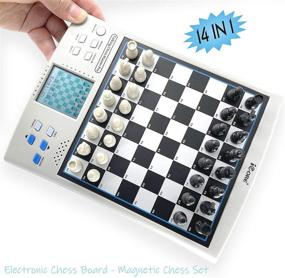 img 1 attached to 🎮 Magnetic Checkers Electronic Teaching with ICore