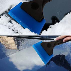 img 3 attached to EHDIS Small Blue Rubber Window Tint Squeegee for 🚗 Cars, Glass, Mirrors, Showers, and Auto Windows - 5 inch