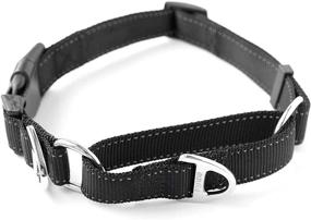 img 4 attached to 🐶 Mighty Paw Martingale Nylon Training Collar: Trainer Approved Limited Slip Collar with Modified Cinch for Optimal Training. Enhanced Safety with Reflective Stitching, Ensuring Your Dog's Well-being!