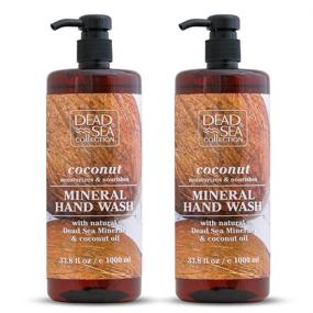 img 4 attached to 🧼 Deeply Moisturizing Dead Sea Collection Mineral Hand Wash with Nourishing Coconut Oil - 67.6 fl.oz (Pack of 2)