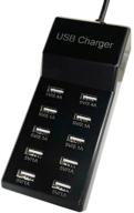 multi port charger suitable smartphone multi function logo