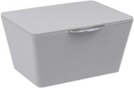 📦 wenko grey brasil decorative box - small bathroom storage container with lid logo