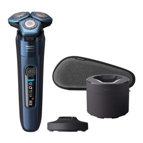 img 4 attached to 🪒 Philips Norelco Shaver 7700 Review: Rechargeable Wet & Dry Electric Shaver with SenseIQ Technology – Bonus Quick Clean Pod, Charging Stand, and Pop-up Trimmer included! (Model S7782/85)