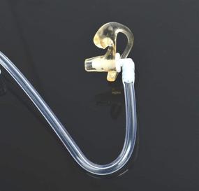 img 1 attached to HYS Replacement Larger Earmold Earbud Earpiece with Acoustic 🎧 Coil Tube - Ideal for Two-Way Radio Air Audio Kits