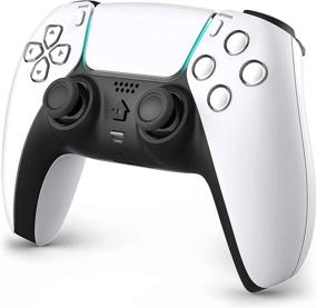 img 4 attached to 🎮 PISOBIN Pro Gaming Controller for PS4, PS4 Pro, PS4 Slim - Wireless Controller with Speaker, Headset Jack, and Turbo Button (White)