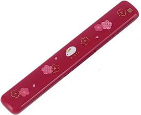 img 3 attached to 🥢 Japanese Skater Red Rabbit Blossom Chopstick Set with Case: Traditional and Stylish Dining Accessory