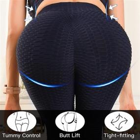 img 2 attached to IMIVIO Seamless High-Waisted Yoga Pants for Women - Tummy Control Workout Leggings