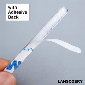 img 2 attached to LANSCOERY Гибкие металлические застежки для носа из алюминия для изготовления аксессуаров ручной работы - крепление изгибаемой формы для носа (50 шт.)