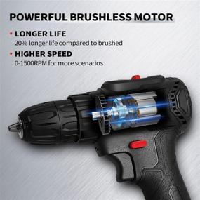 img 2 attached to 🔌 SEYVUM P10 Cordless Brushless Electric Power Tool