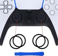 enhanced black replacement accessories - 🎮 accent rings for ps5 controller (controller not included) логотип