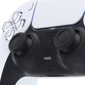 img 1 attached to Enhanced Black Replacement Accessories - 🎮 Accent Rings for PS5 Controller (Controller NOT Included)