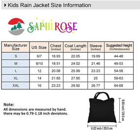img 2 attached to 🌧️ Непромокаемые дождевики для детей с удобными карманами