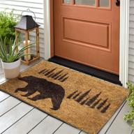outdoor doormat entryway welcome non slip логотип