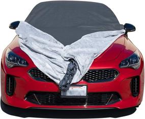 img 1 attached to Waterproof 5-Layer OxGord Signature Car Cover - Perfect Fit - Fits Vehicles up to 168 Inches - Reliable Masterpiece