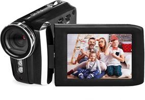 img 4 attached to 📷 VMotal HD 1080P 12.0MP Video Camera Camcorder - 2.8 Inch LCD, 270 Degrees Rotatable Screen, 8X Digital Zoom, YouTube Vlogging Camera with Rechargeable Battery (Black)