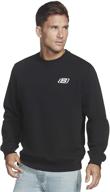👕 skechers men's heritage crewneck pullover sweatshirt: the perfect blend of style and comfort for active living logo