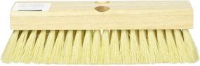 img 1 attached to 🧹 DQB Industries 08755 Tampico Deck Scrub Brush - Heavy-Duty Cleaning Tool with 10-Inch Brush Head, 1 Tapered and 1 Threaded Hole