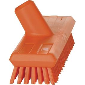 img 1 attached to Vikan Scrub Brush, 🧽 Polyester, Replacement Brush, Orange, Model 7041