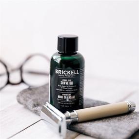 img 2 attached to 🪒 Brickell Men's Hybrid Glide Pre Shave Oil: Natural & Organic Irritation-Free Smooth Shave, 2oz, Scented