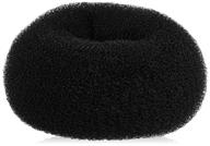 🎀 diane jumbo hair donut, black, 5.5" - the perfect accessory for stylish updos and buns logo