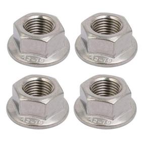 img 2 attached to 🔩 Stainless Steel Hexagonal Flange Nuts, Liberty M12 x 1.25mm Pitch Metric Fine Pitch 304 Steel