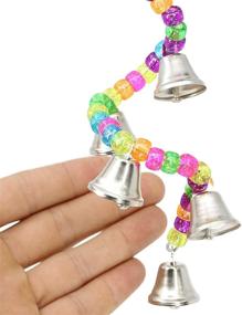 img 2 attached to 🐦 Entertain Your Pet Bird with 890 Ring My Bell Bonka Bird Toys: Small Colorful Beads for Budgies, Finches, Parrotlets, Quakers, and Doves!