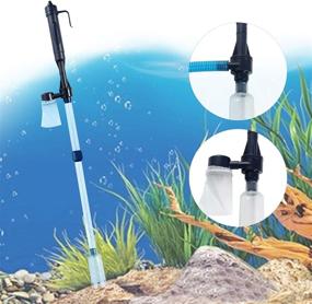 img 1 attached to Electric XUYUAN Aquarium Gravel Cleaner Vacuum - Efficient Fish Tank Gravel Cleaning Tool, Automatic Gravel Water Filter Cleaner for Sand Washing and Water Changing, Vacuum Gravel Cleaner for Fish Tank