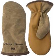 stormy kromer waxed tough mitts men's accessories in gloves & mittens logo