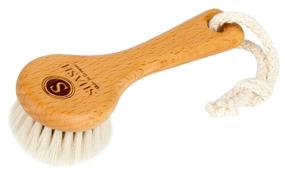 img 1 attached to 🐐 German-Made SHASH Soft Scrub Goat Hair Face Brush: Gentle Exfoliation for Flawless Skin, Reduce Flaking and Fine Lines, Eco-Friendly